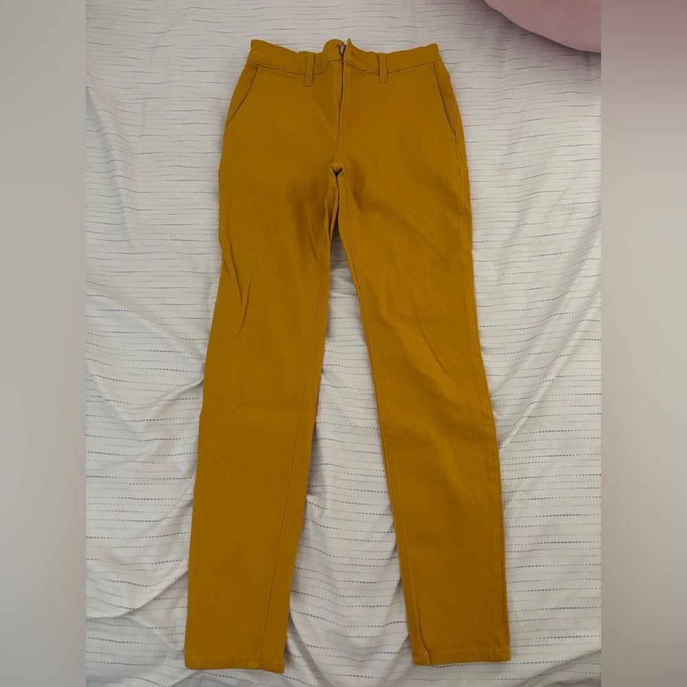 Woman's Mustard Pants